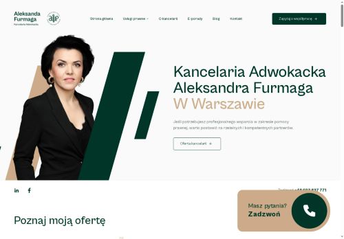 Kancelaria Adwokacka Adwokat Aleksandra Furmaga